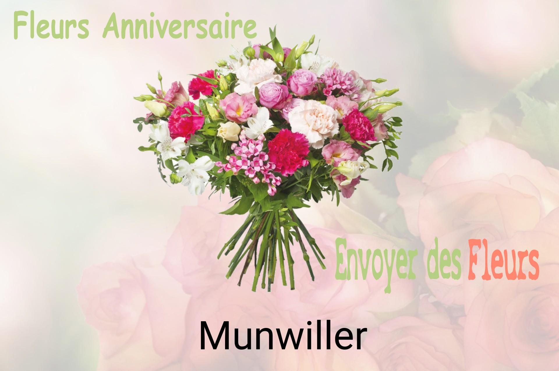 Bouquet de fleurs d’anniversaire livré à Munwiller