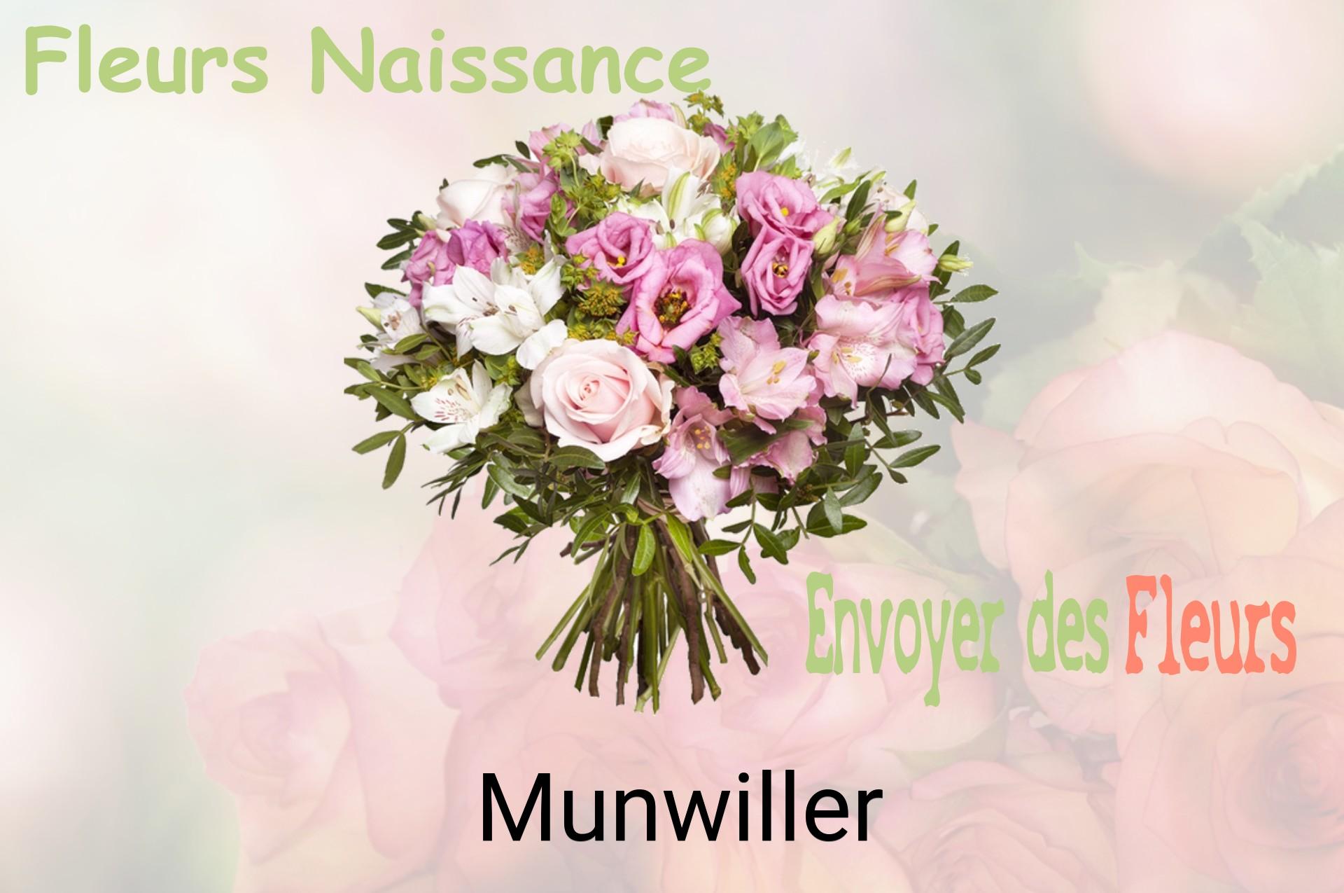 Bouquet de fleurs de naissance livré à Munwiller